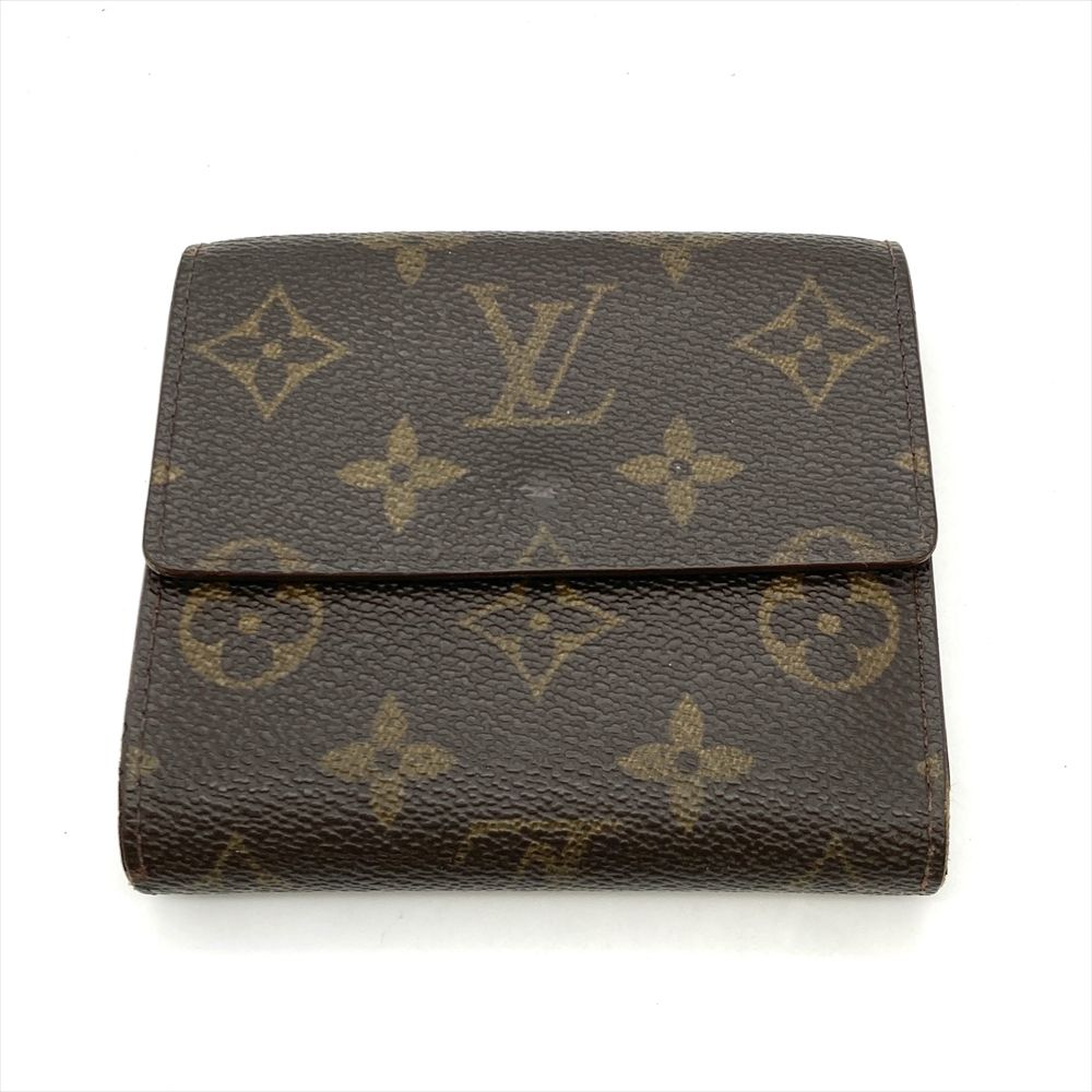 Louis Vuitton 三つ折り財布 ダークブラウン Louis Vuitton 三つ折り財布 ダークブラウン モノグラム - メルカリ