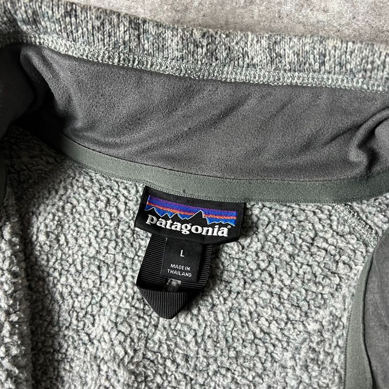 16年製 Patagonia 1/4 ジップネック ベターセーター ジャケット L / パタゴニア フリース ハイネック 霜降り グレー - メルカリ