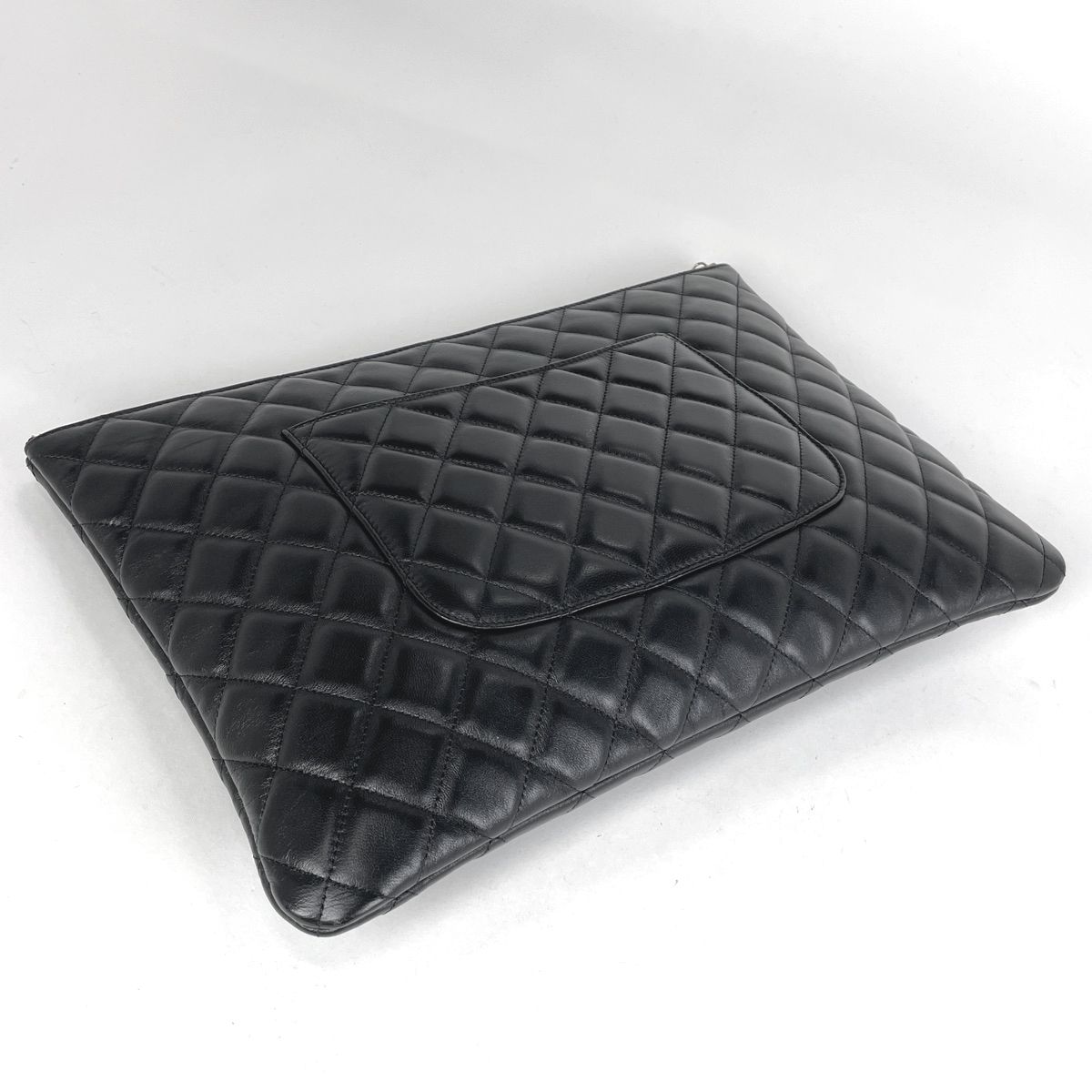 美品 シャネル レザー クラッチ セカンド バッグ ココマーク ブラック 楽天市場】CHANEL シャネル ココマーク マトラッセ クラッチバッグ