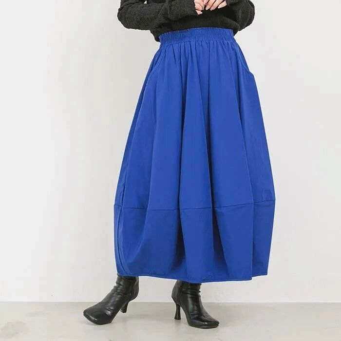 スカート ロングスカート レディース 新作 コクーンスカート