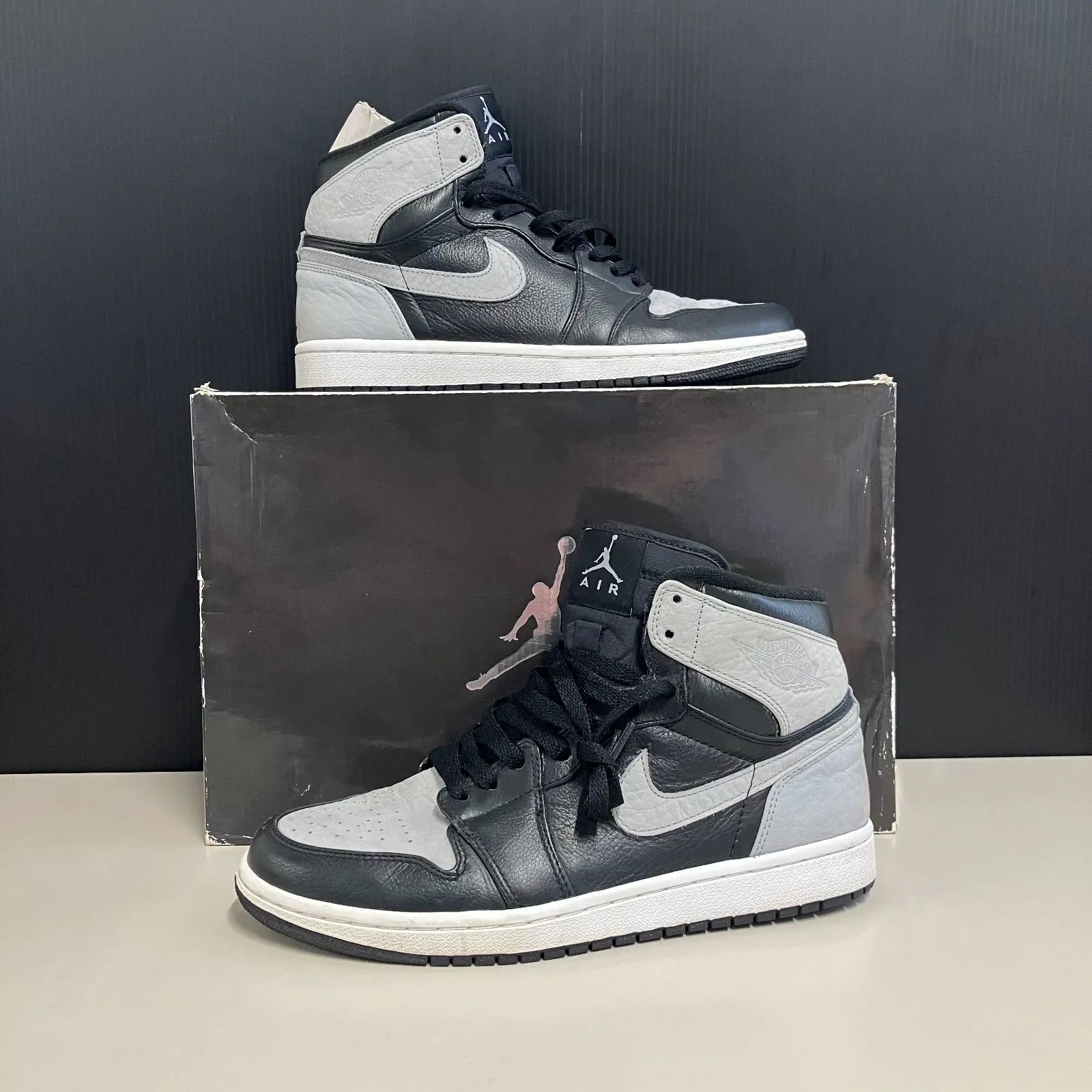 むつ80-0195】NIKE AIR JORDAN 1 RETRO HIGH OG SHADOW 2009 27.0cm 