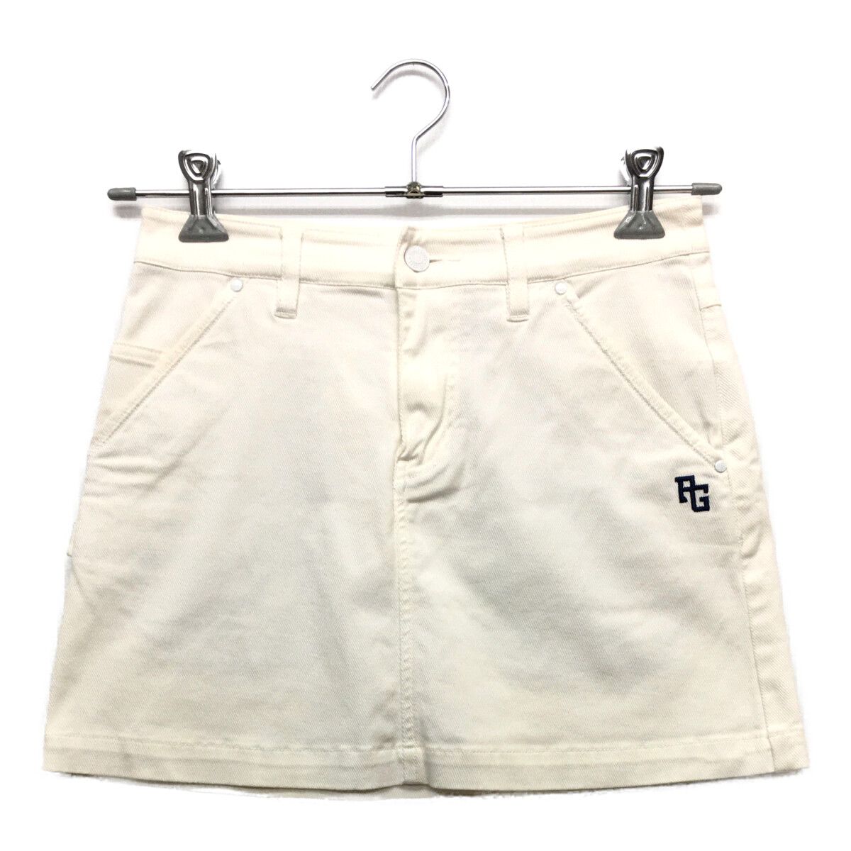 中古 レディース パーリーゲイツ PEARLY GATES スカート 00(XS) 白 ホワイト 小さいサイズ