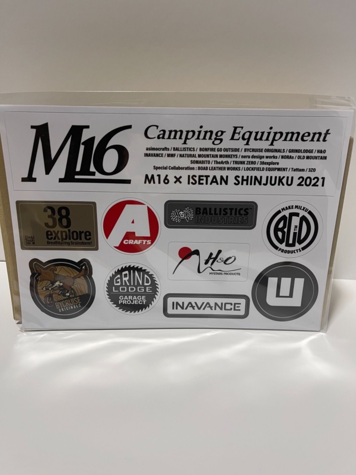 限定】M16 Camping Equipment 3点セットステッカー付き