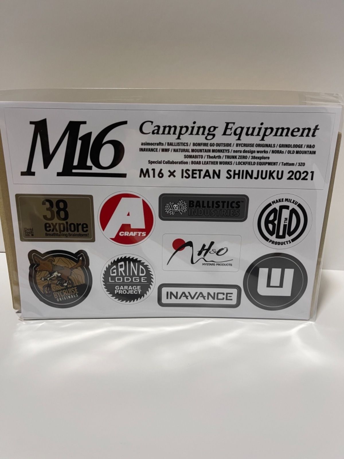 限定】M16 Camping Equipment 3点セット ステッカー付き - メルカリ