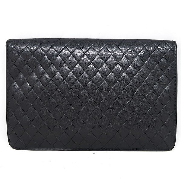 美品 Yves saint Laurent レザー クラッチバッグ フラップ 未使用 Yves Saint Laurent イブサンローラン クラッチバッグ