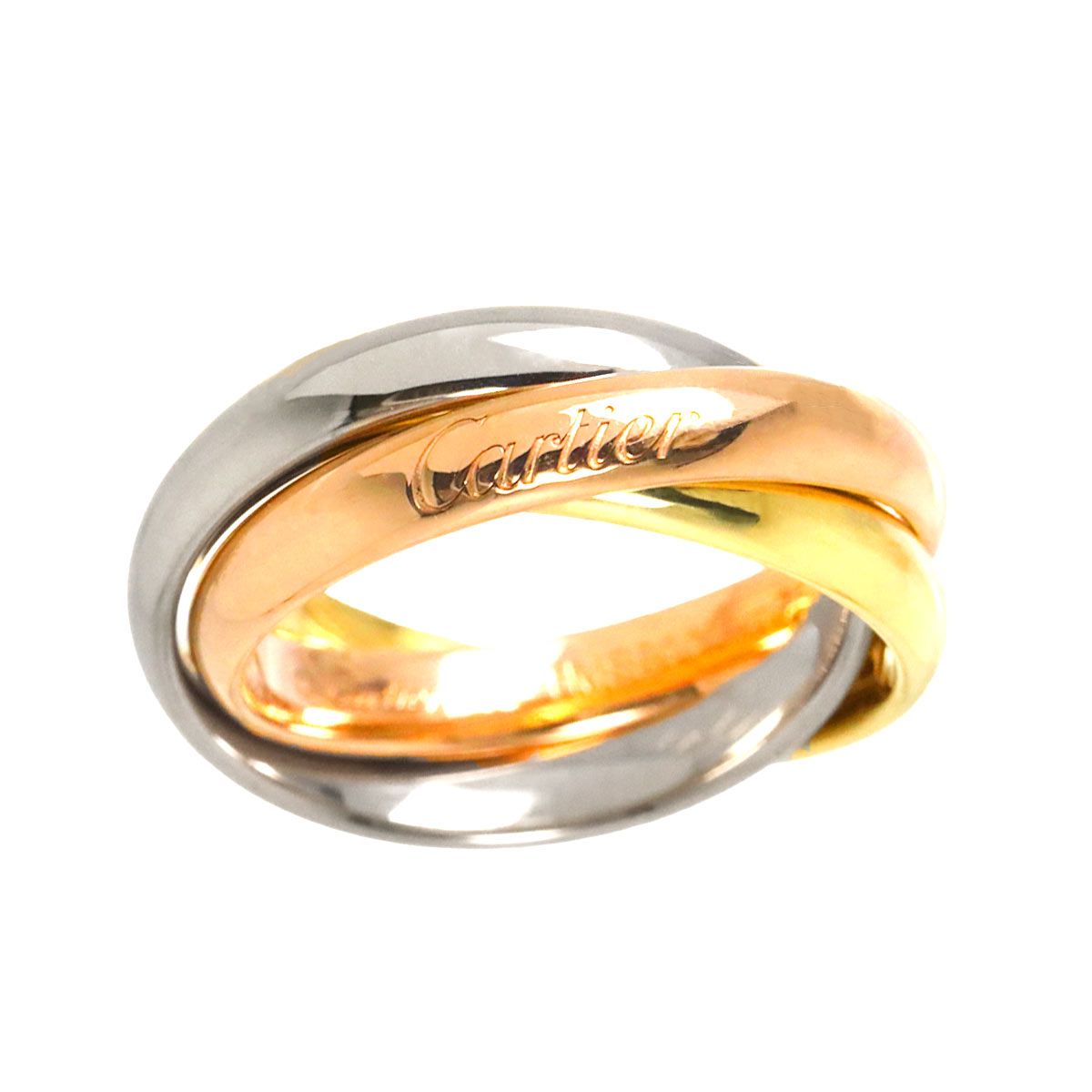 カルティエ Cartier トリニティ ミディアム MM #48 K18 YG WG PG