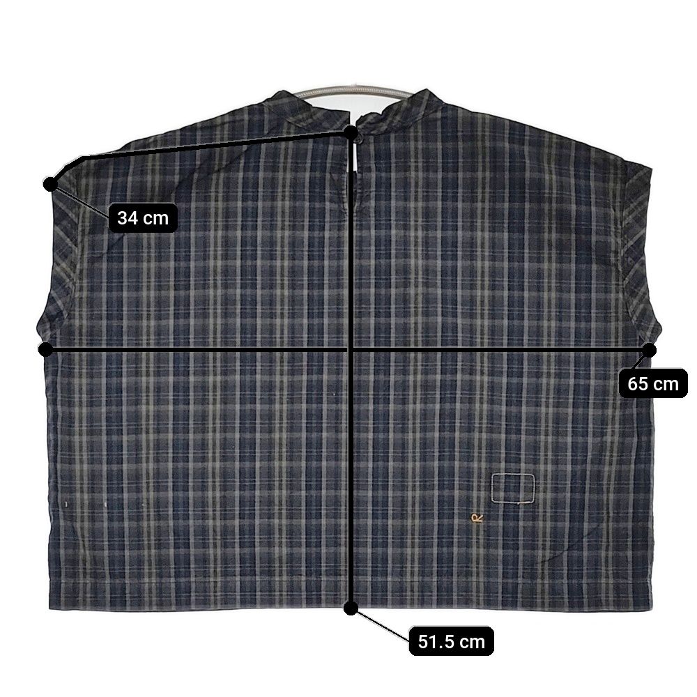 45R ダークマドラスのMシャツインディゴ