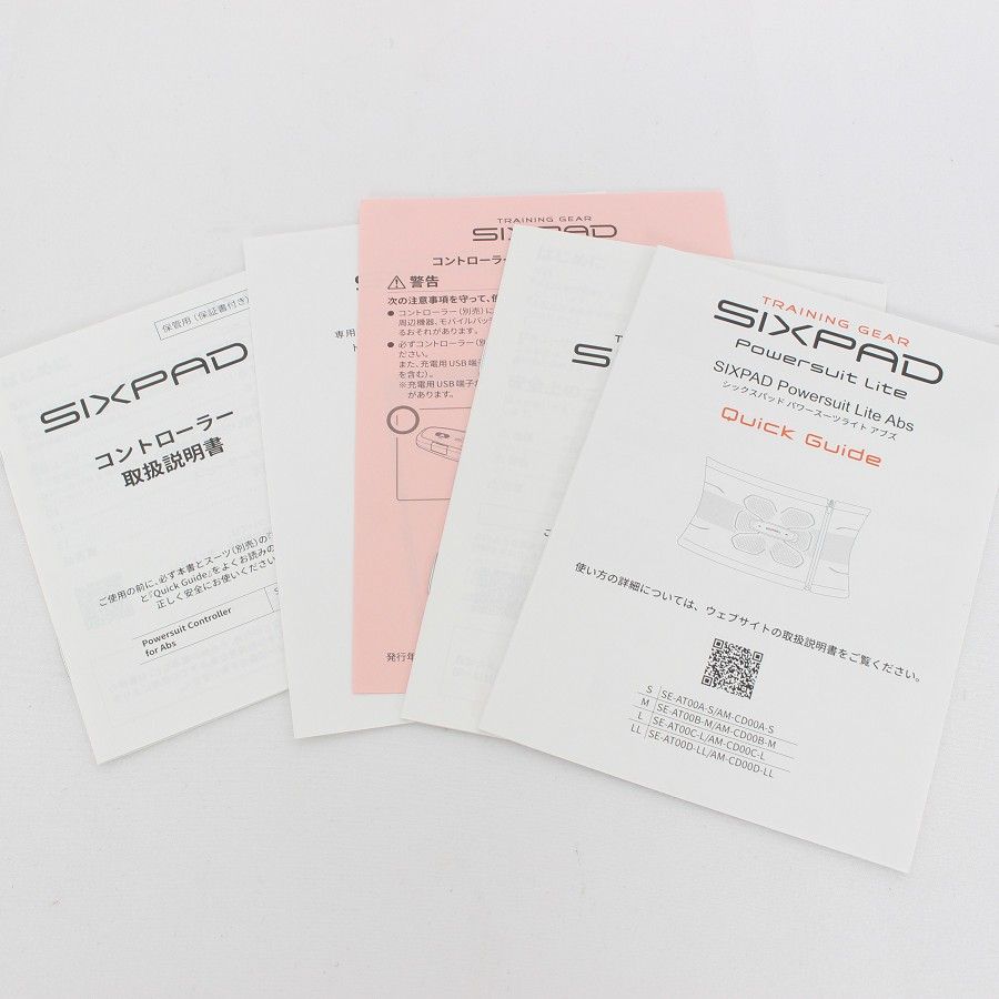 美品】MTG SIXPAD Powersuit Lite Abs L SE-AT00C-L リモコン