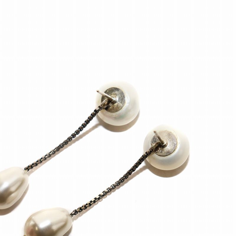 ソフィーブハイ SOPHIE BUHAI Pearl Drop Pierced Earring S - Silver ピアス 両耳用 クリスタルパール  淡水パール 白 ホワイト /AN13