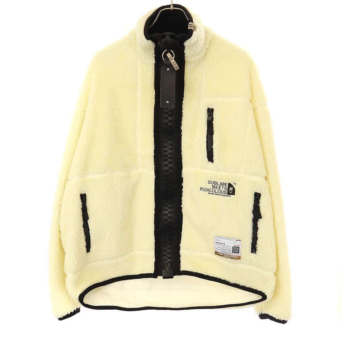 Maison MIHARA YASUHIRO メゾン ミハラヤスヒロ 22AW Wide Back Boa Blouson ボアブルゾン A09BL631 ホワイト 44