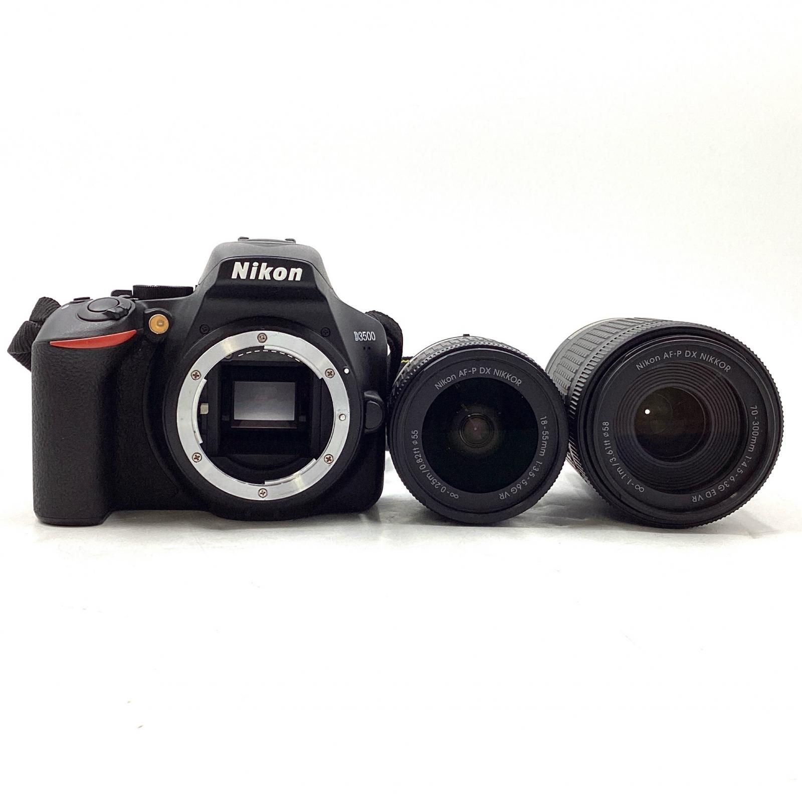 Nikon D3500 ダブルズームキット 一眼レフ ニコン SDカード付属 ニコン