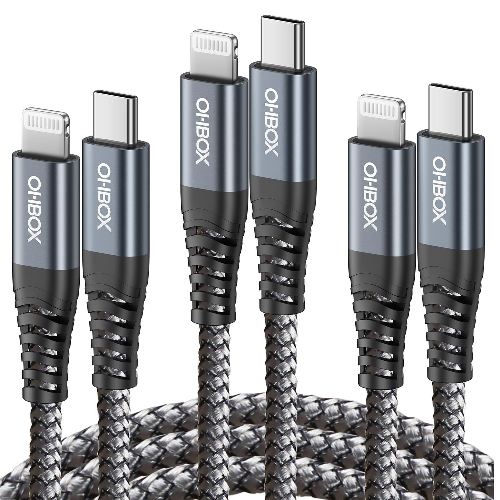 【新着商品】USB-C ライトニングケーブル 2M 3本セット Type C Lightningケーブル タイプC iPhone 充電器ケーブル 急速充電 USB-C ライトニング ナイロン編み iPhone 14 13 12 Pro Max 11 XS XR