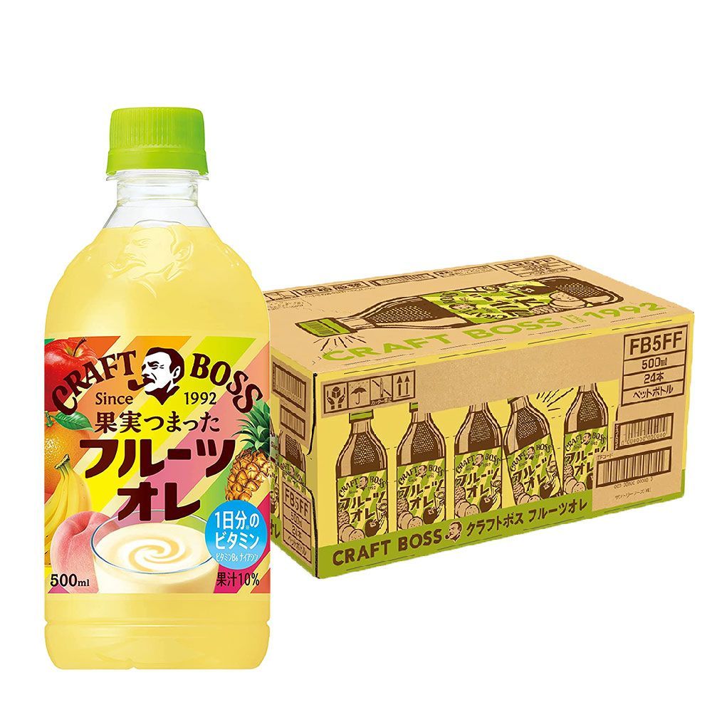 クラフトボス フルーツオレ(500ml*24本入)