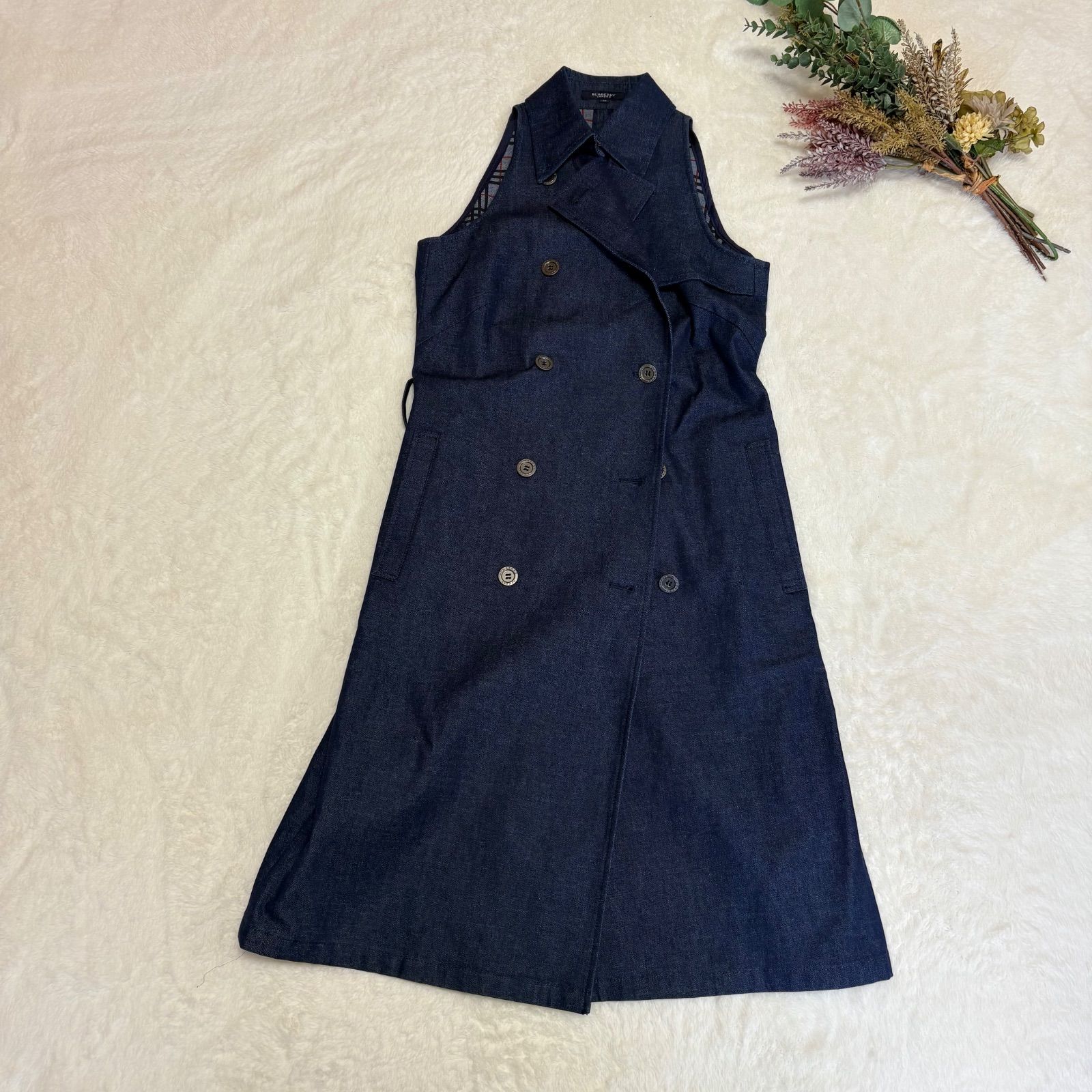 美品】BURBERRY LONDON バーバリーロンドン トレンチワンピース 