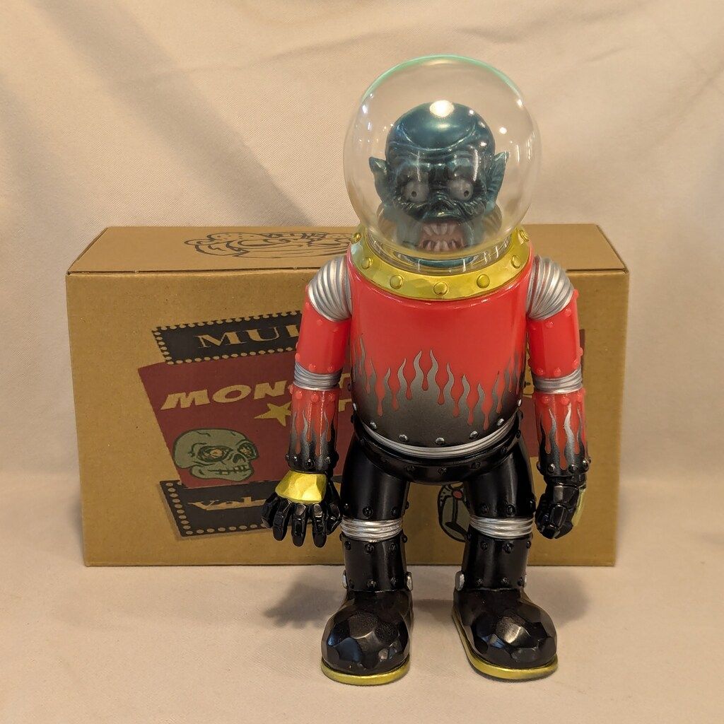ZOLLMEN MUDDY TOY 泥玩具 MOSA 朱色成型/ファイヤーパターン