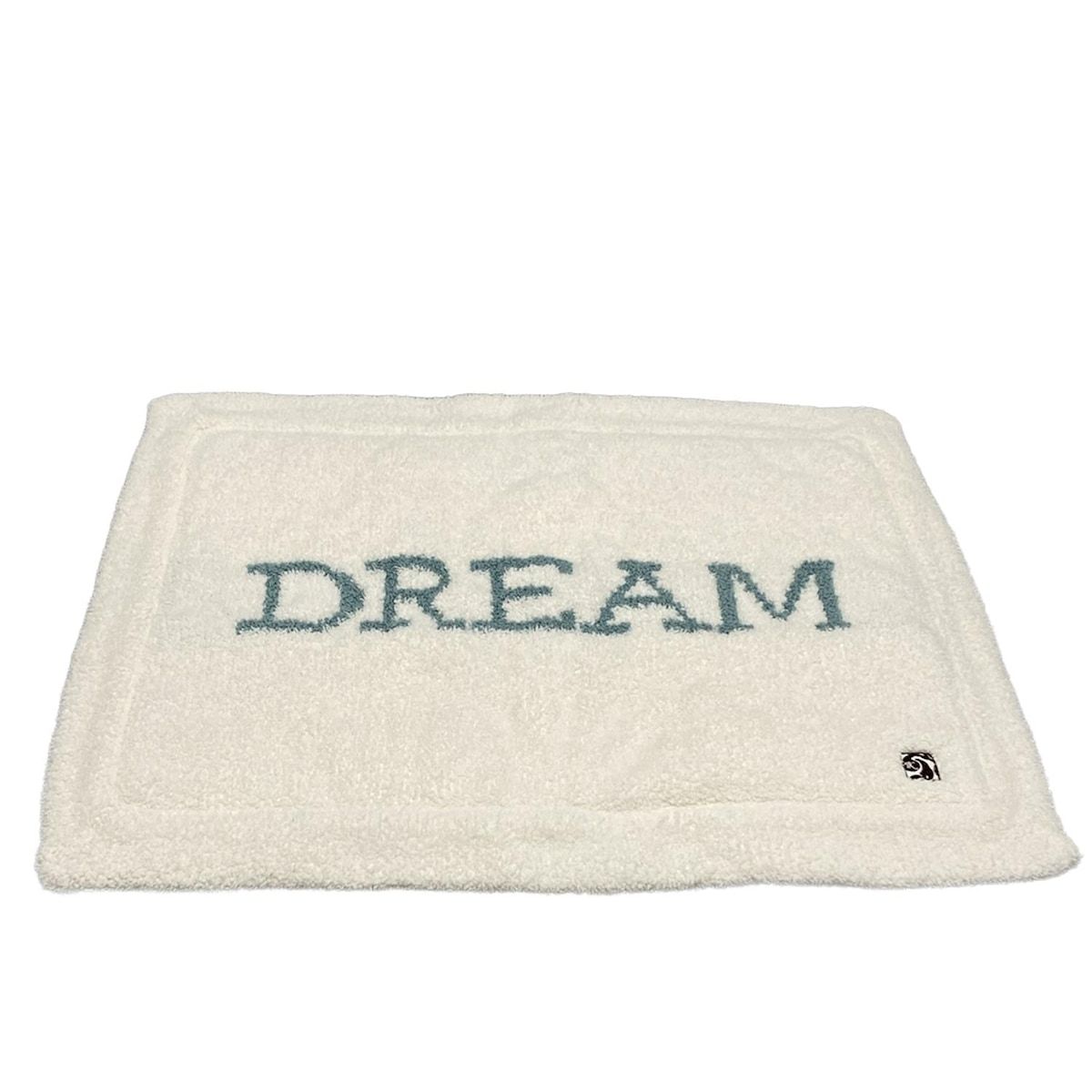 KASHWERE カシウエア 小物 - アイボリー×黒×ブルーグリーン クッションカバー