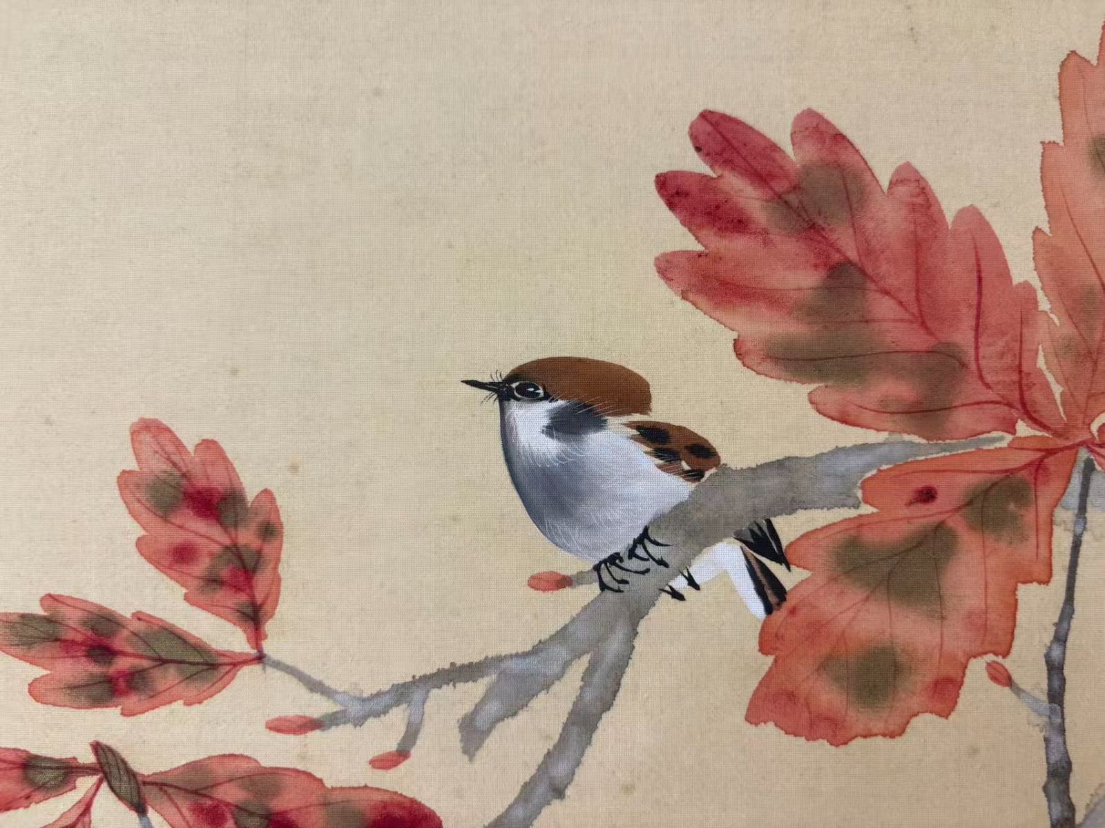 水墨画　掛軸　雀　花鳥画　共箱じゃない箱付き　古美術品 2025年最新】Yahoo!オークション -掛け軸 雀(書)の中古品・新品