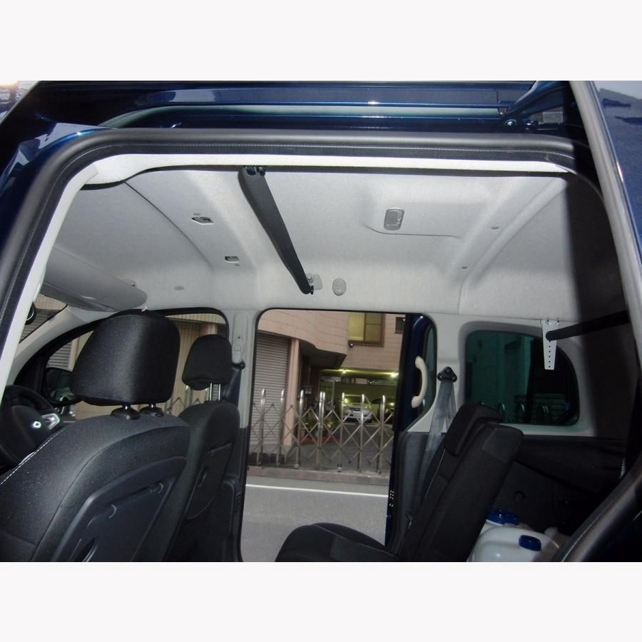 NAMINORIKOZOU カングー 初代 2代目 車内キャリア2本セット 穴あけ加工なし サーフボード スノーボード 脚立 中積み レジャー アウトドア