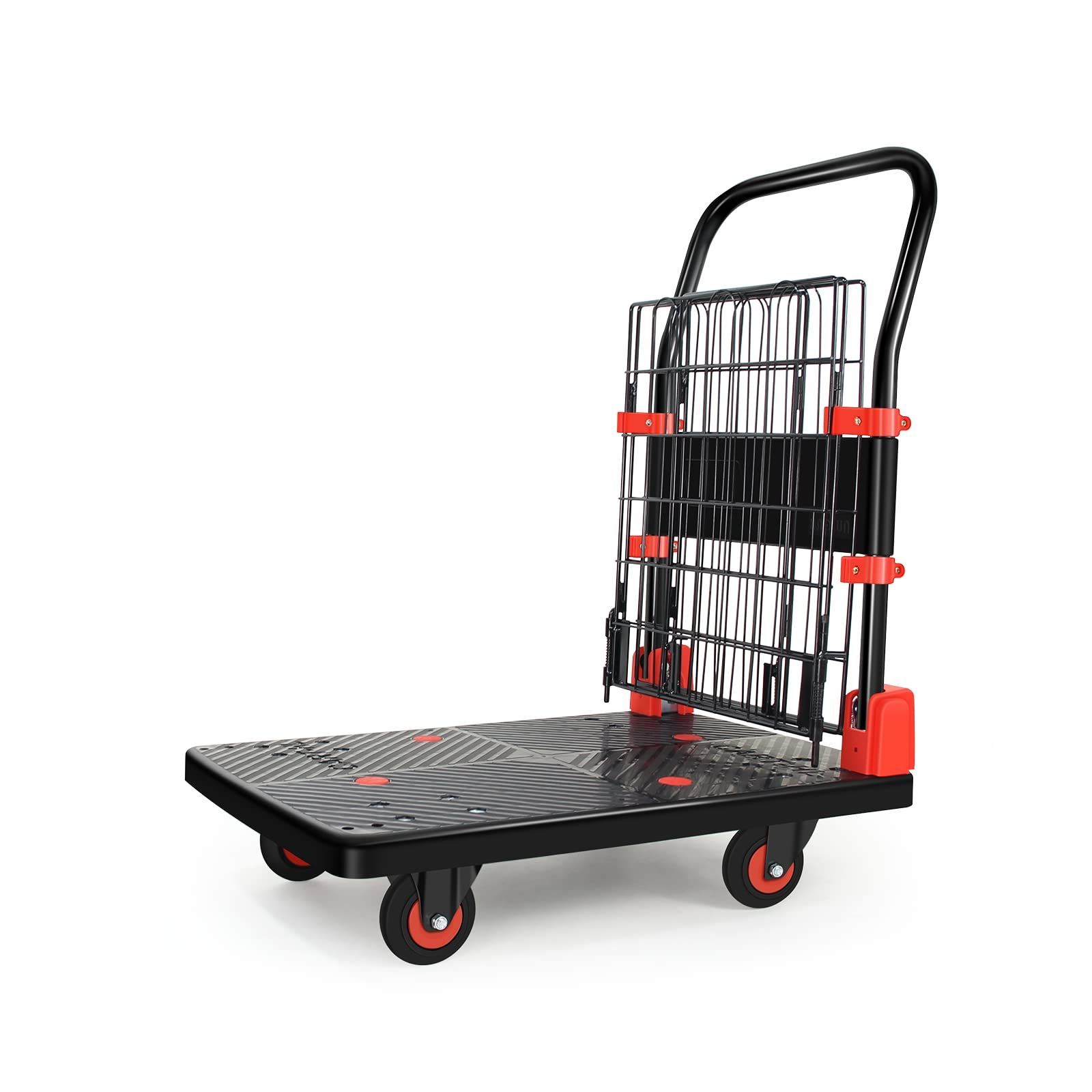 折りたたみ式カート台車網籠車耐荷重150kg