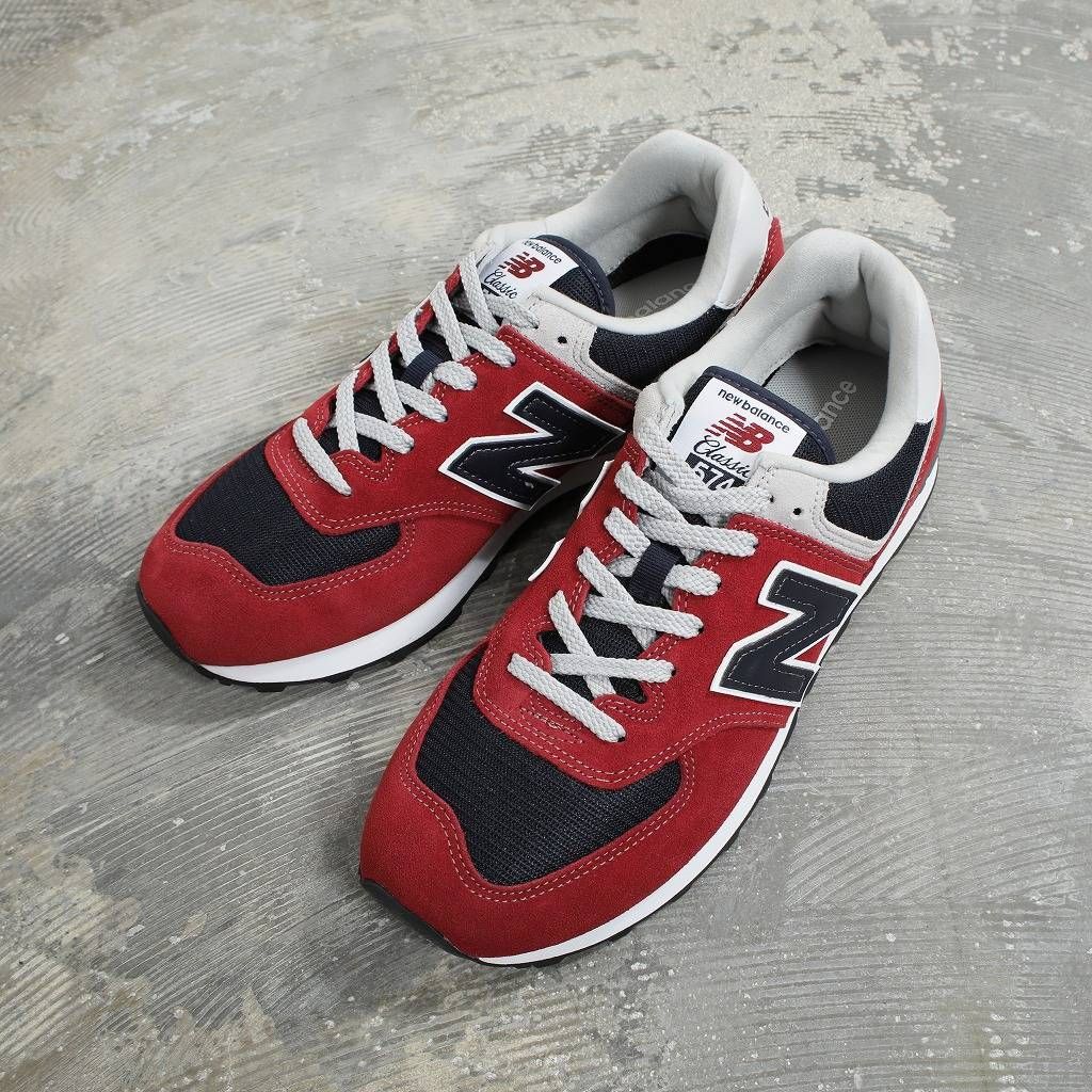 NewBalance ニューバランス ML574EH2 レッド 26.0cm - エスショップ