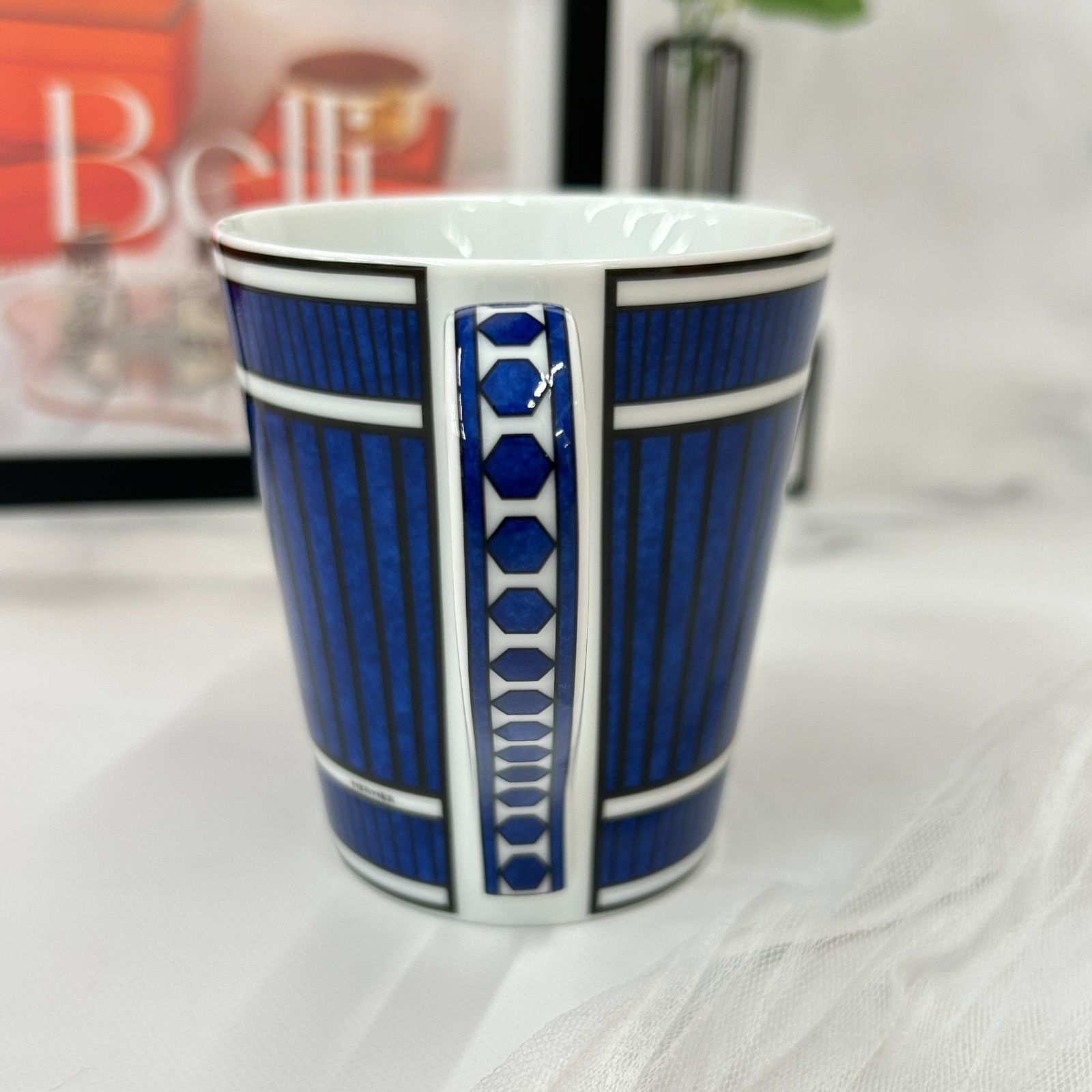 鑑定済み 【 新品未使用 】 エルメス 《 ブルーダイユール 》ブルー