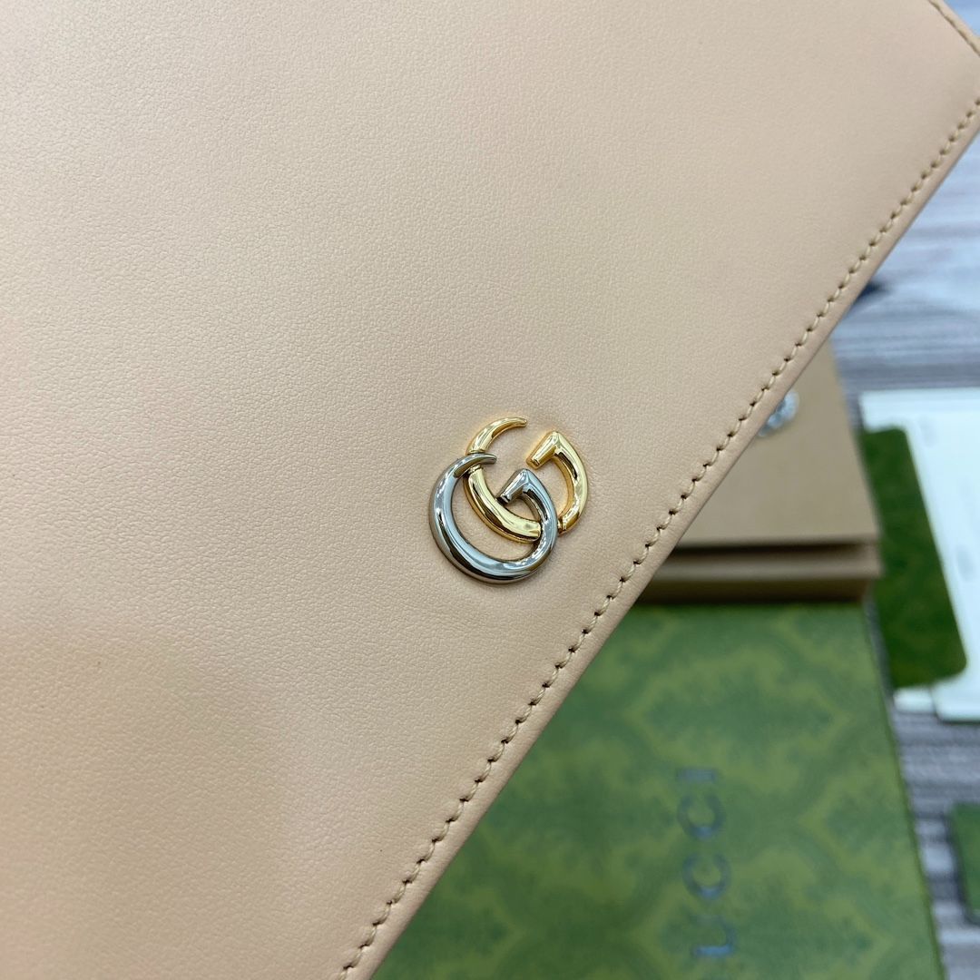 GGマーモント(ベージュレザー) GGマーモント〕ミニ カメラバッグベージュ レザー | GUCCI公式