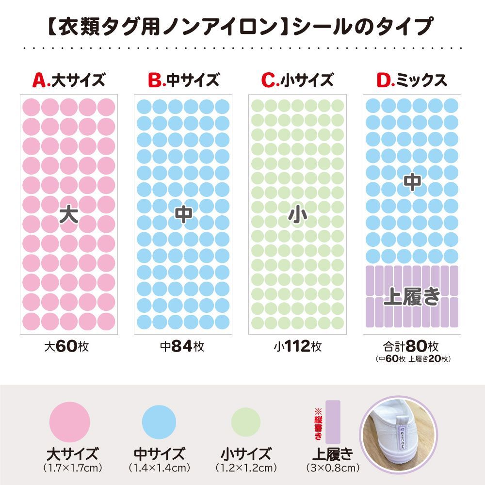 お得な7シートSET】お名前シール アイロン不要 算数セット 防水仕様
