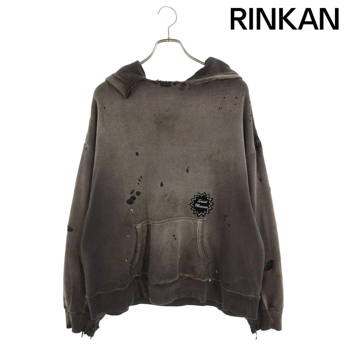 24aw 新品正規品 SAINTM×××××× セントマイケル パーカー L 楽天市場】SAINT MICHAEL セントマイケル パーカー ブランドロゴ