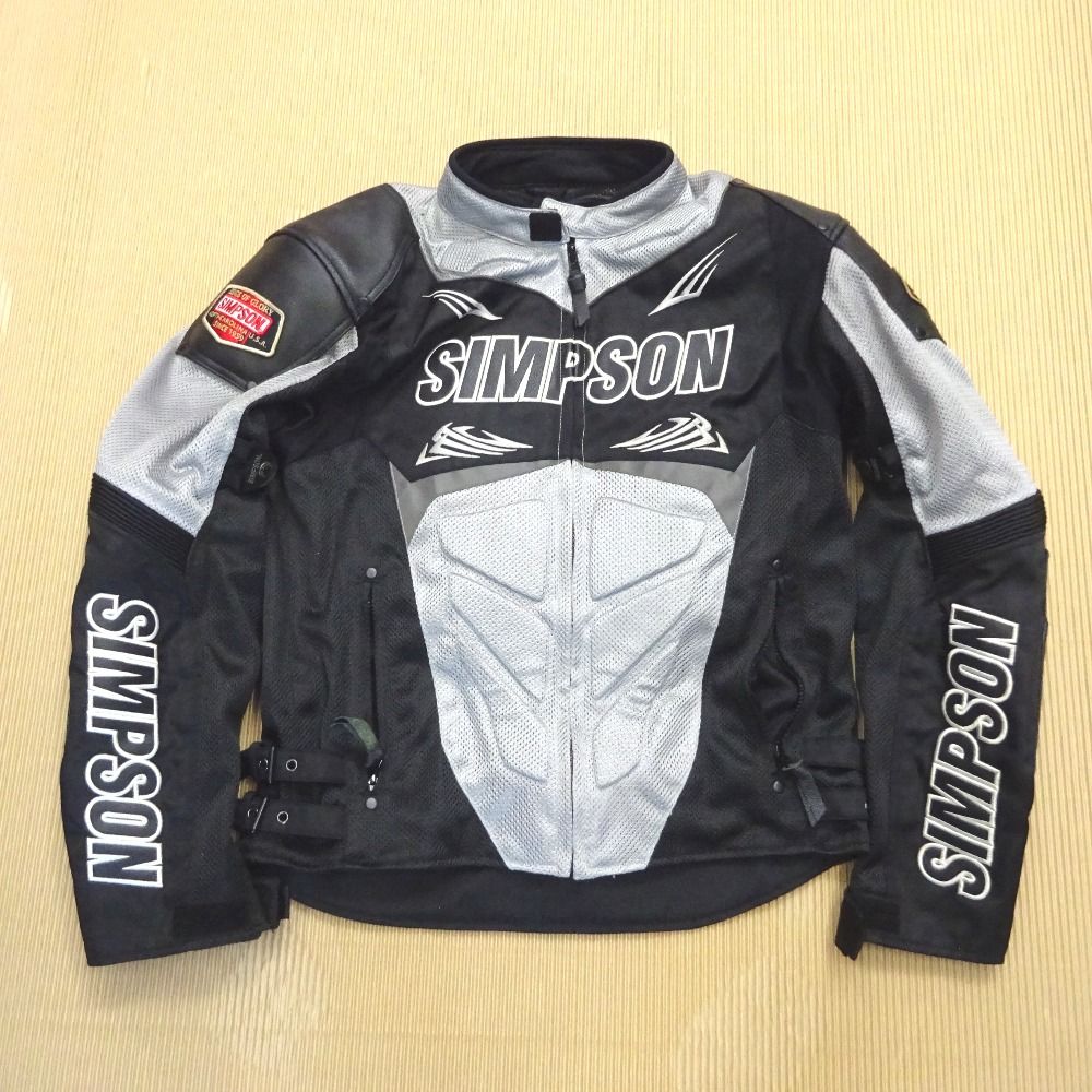 SIMSPON ブラック ドラッグレースジャケット WS SIMSPON ブラック ドラッグレースジャケット WS SIMSPON ブラック