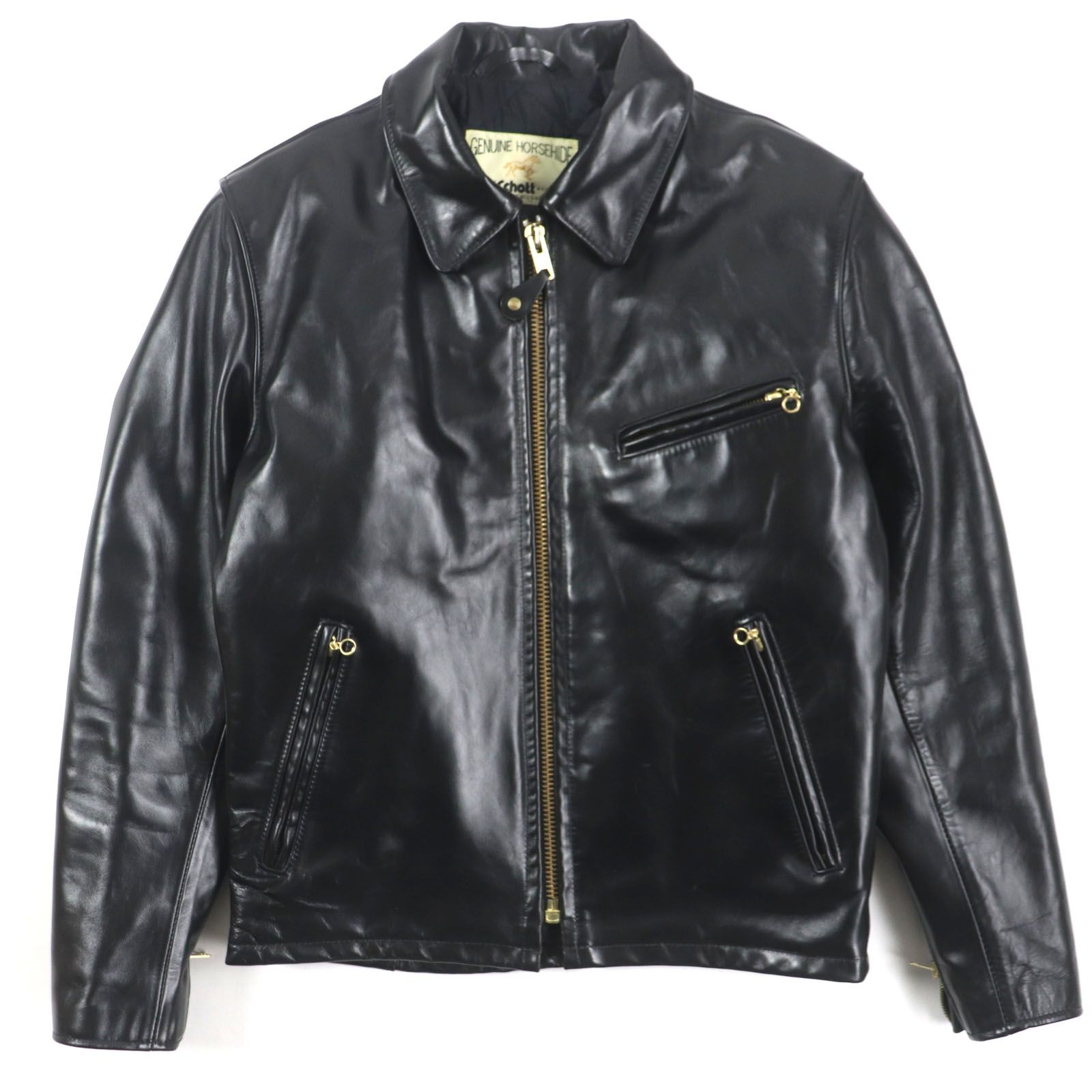 新品タグ付き SCHOTT ショット 689H レザージャケット ホースハイド 楽天市場】【 ショット 689H ホースハイド シングルライダース