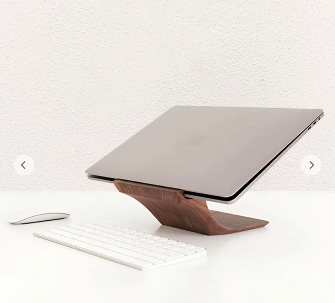新品•未開封】LOOMMA MacBook スタンド 木製 収納袋付 アップル - メルカリ
