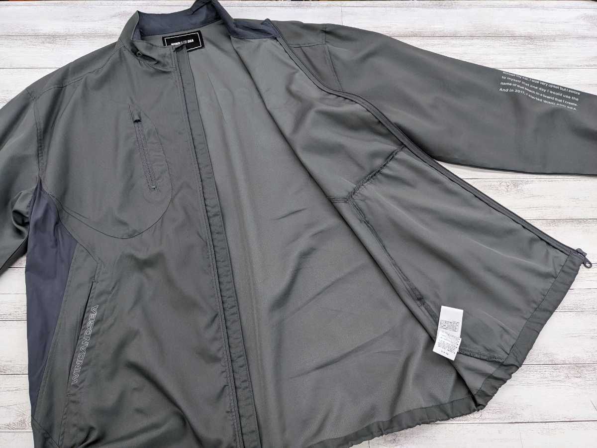 WIND AND SEA ウィンダンシー WDS A32 REFLECTION THIN TRUCK JACKET / CHARCOAL  (JK-22) リフレクション トラックジャケット グレー