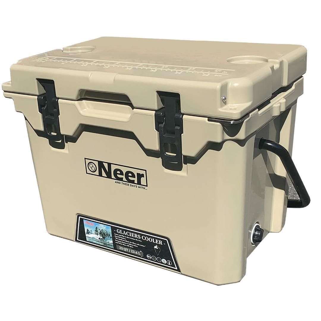 Neer グレイシャーズクーラーボックス 25QT 23.6L タン 1646 - KENJI