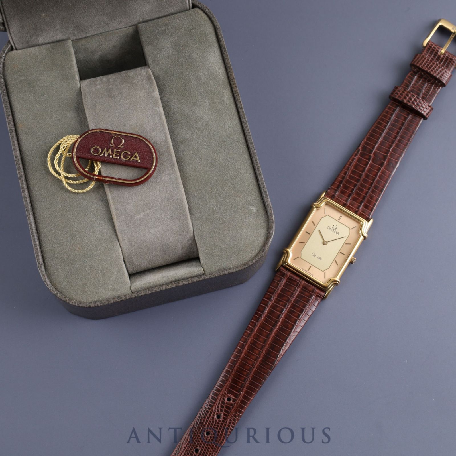 【OMEGA】 デ・ヴィル クォーツ腕時計　オーバーホール済 ☆OH済オーバーホール済☆高級 オメガ OMEGA クォーツ