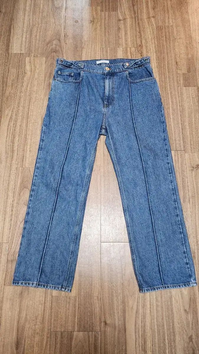 JW Kinloch Anderson キンロックアンダーソン ボールド チェーン ストラップ デニムパンツ 42