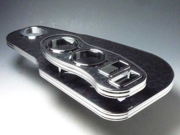 フリード　フロントテーブル　Sライン　ブラックウッド　BKxフルメッキ フリード フロントテーブル Sライン ブラックウッド BKxフルメッキ