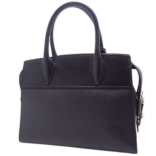 PRADA(プラダ) エスプラナード ハンドバッグ ハンドバッグ 2WAY ショルダーバッグ サフィアーノレザー カーフ SAFFIANO+CITY  C NERO ブラック黒 ゴールド金具 1BA045 レディース 40802051081【中古】【アラモード】