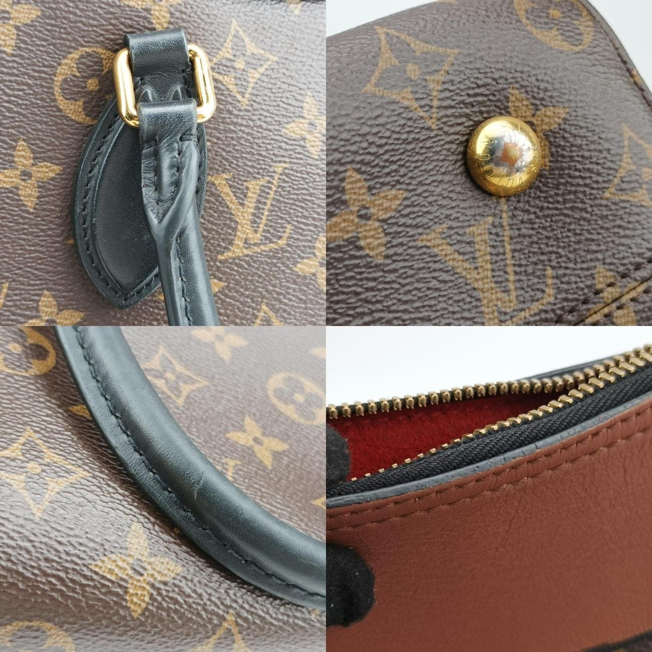 ブラウン系×ベージュモノグラムキャンバス×カーフレザーM41456AA2119