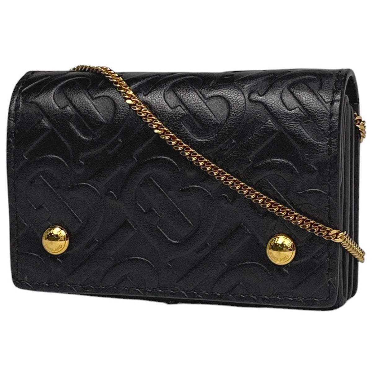 バーバリー BURBERRY ロゴ チェーン コインケース カードケース コイン  