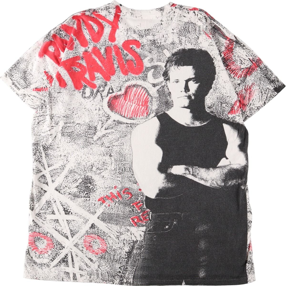 古着 90年代 RANDY TRAVIS ランディトラヴィス 両面プリント 大判 