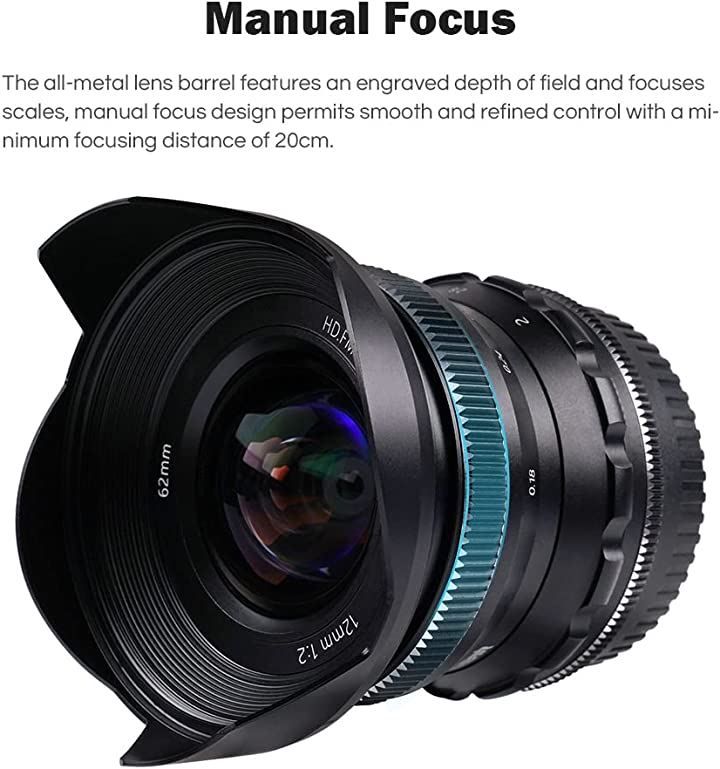 Pergear 12mm F2 広角マニュアルフォーカス単焦点レンズ APS-C Nikon Z