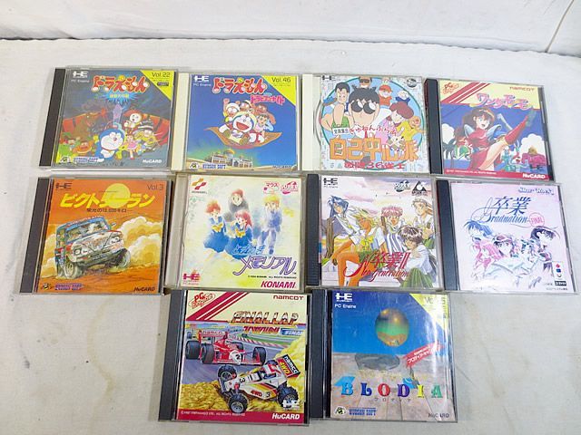 コナミデジタルエンタテインメント - 美品　PCエンジン　HuCARD　CD-ROM2　ときめきメモリアル　ドラえもん　ワンダーモモ　卒業　セット コナミデジタルエンタテインメント - 美品 PCエンジン HuCARD CD