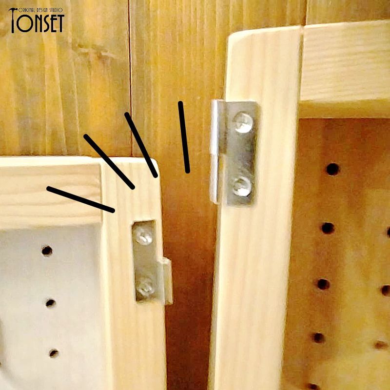 4面鏡モチーフ折り畳み什器