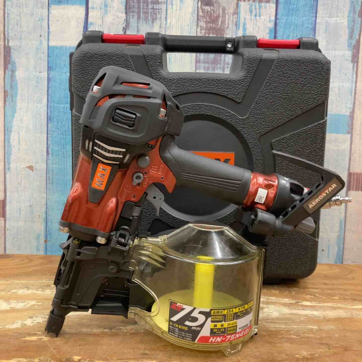 マックス MAX 高圧エア釘打ち機 HN-75N4 D -R 柏店