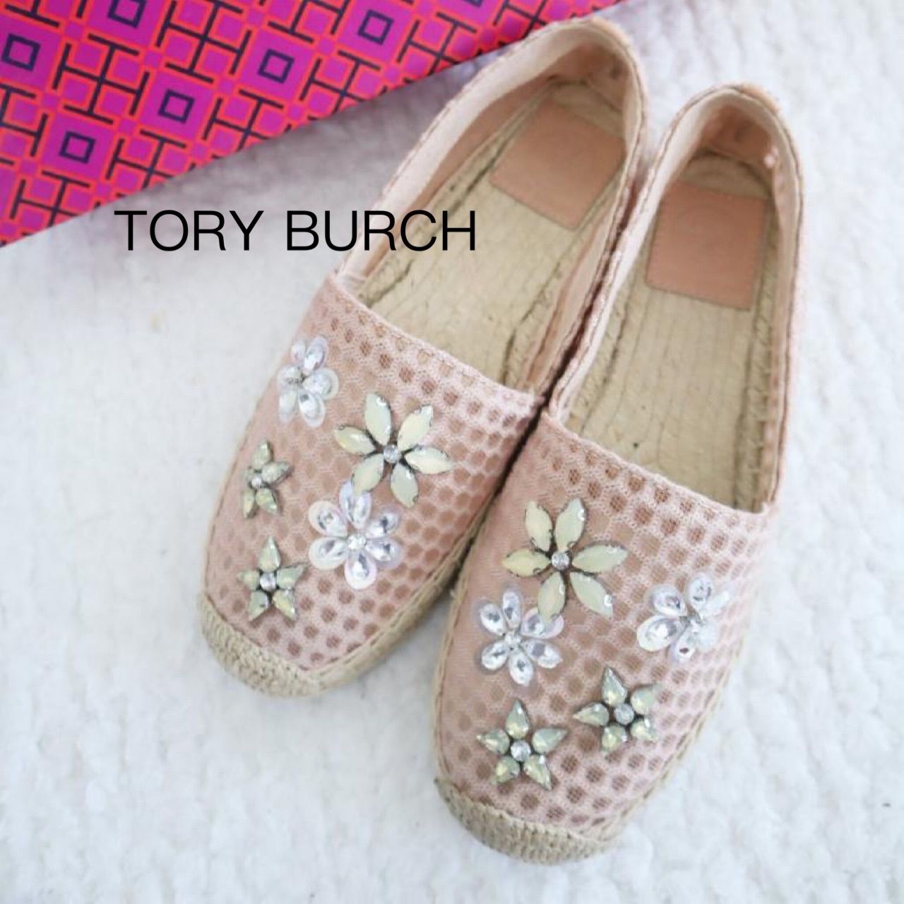 TORY BURCH トリーバーチ エスパドリーユ フラットシューズ 定価34000 