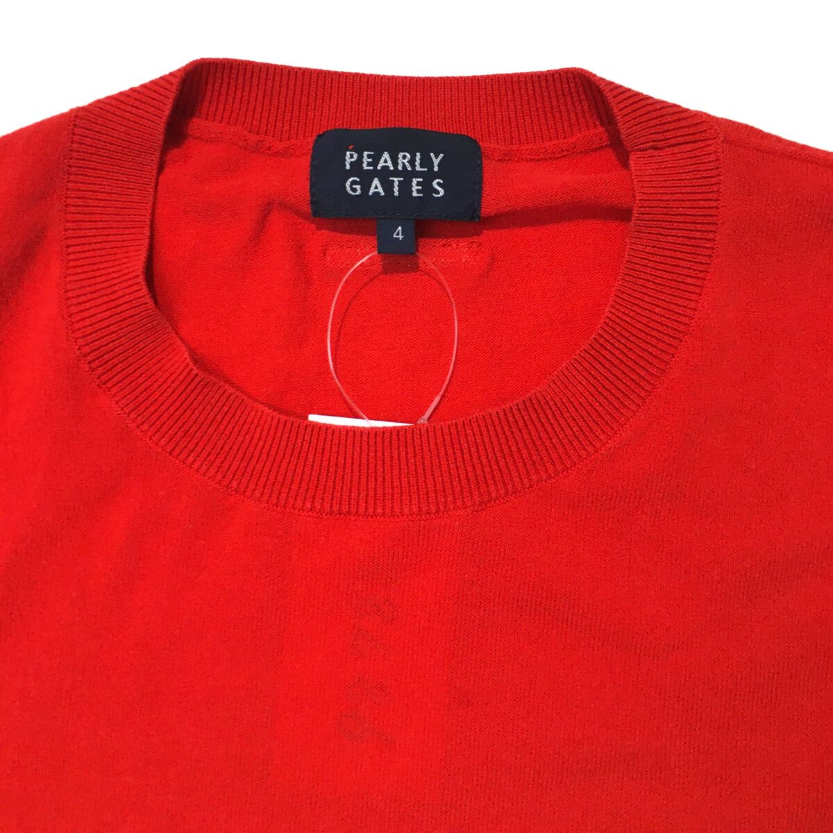 メンズ パーリーゲイツ PEARLY GATES セーター 4(M) レッド 赤 長袖