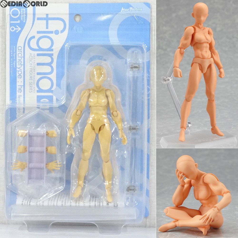 (再販) GOODSMILE ONLINE SHOP限定 figma(フィグマ) 01 archetype:he flesh color(アーキタイプ ヒー フレッシュカラー) ver. 可動フィギュア マックスファクトリー