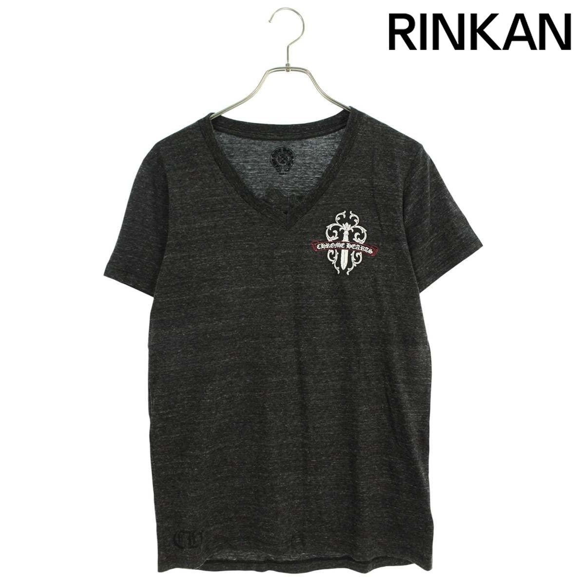 CHROME HEARTS(クロムハーツ) VネックTシャツ ブラック サイズ S