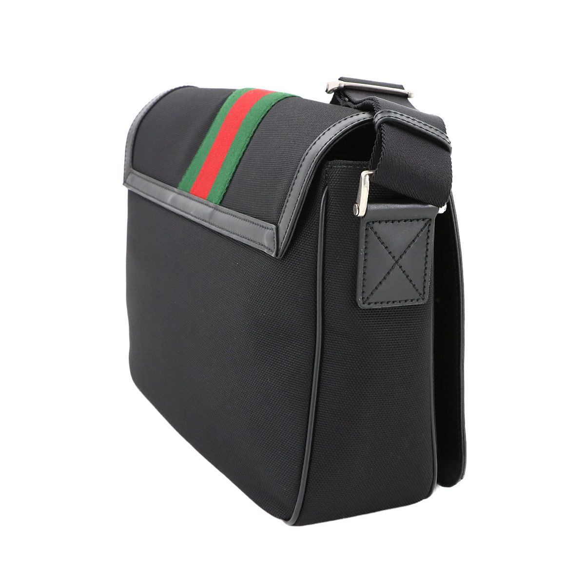 新品同様 グッチ GUCCI シェリーライン メッセンジャー