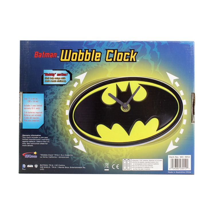 バットマン 壁掛け BATMAN DC 時計 ウォールクロック Batman 壁掛け時計 レコード盤 DCコミックス : DCコミック アメリカン ビンテージ パブミラー Paladone